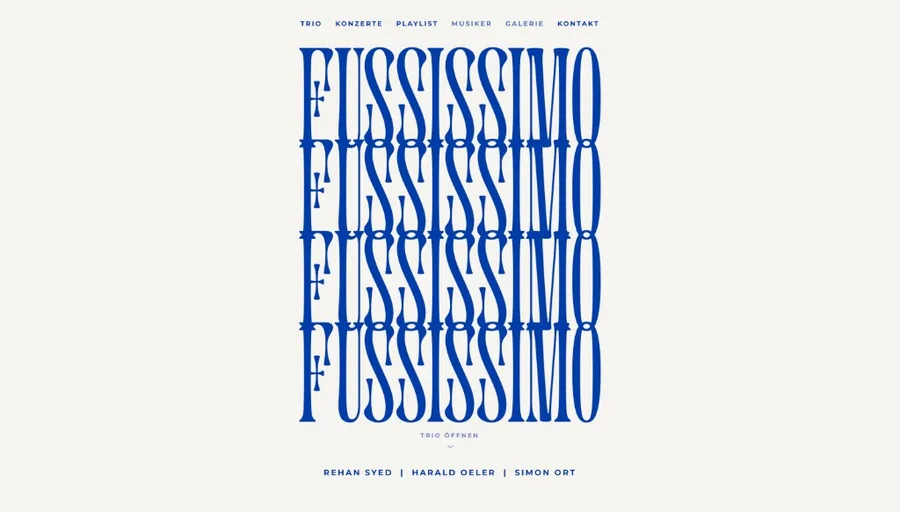 Neue Website für Fussissimo — www.fussissimo.de